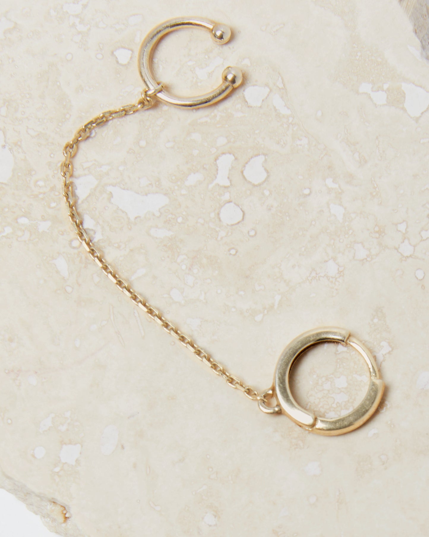 Huggie Cuff Chained Duo