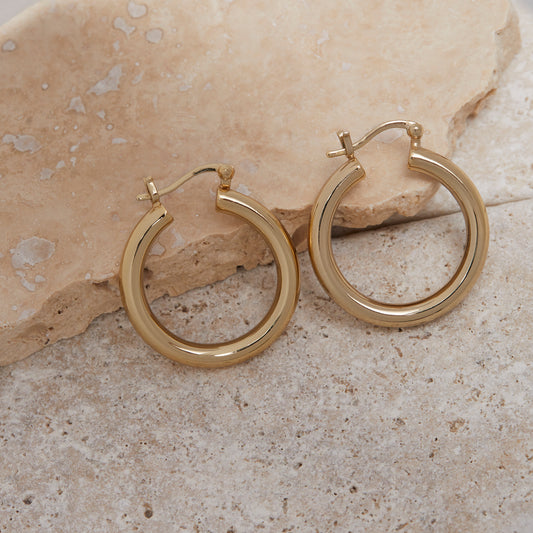 Vivi's Midi Tube Hoop Earrings