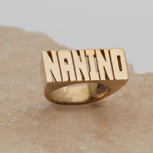 Custom Name Ring