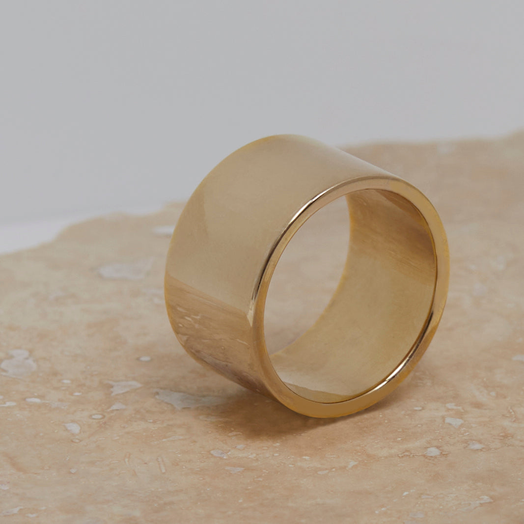 Alexa's Wide Band Cigar Ring