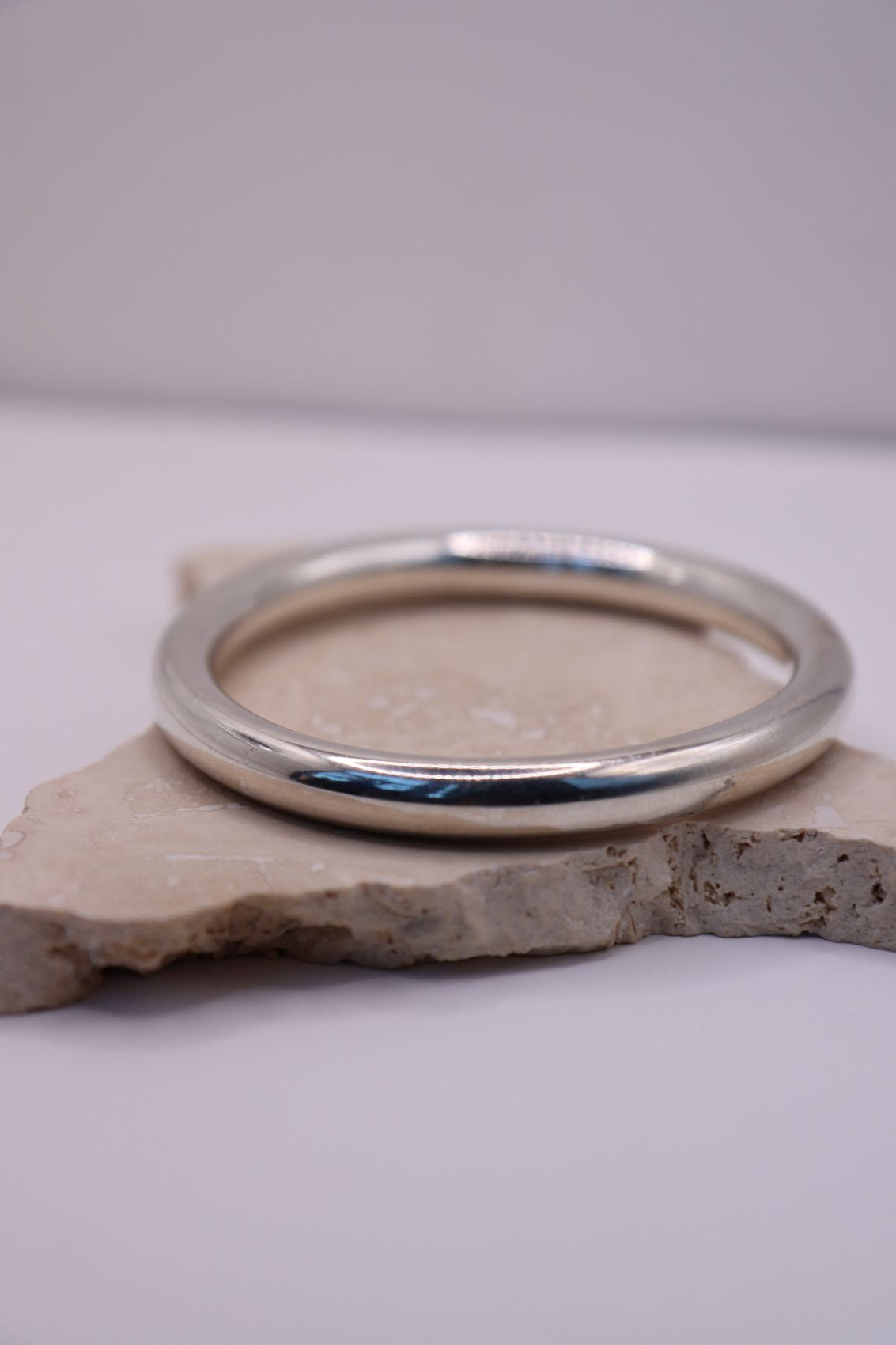 Bold Silver Bangle
